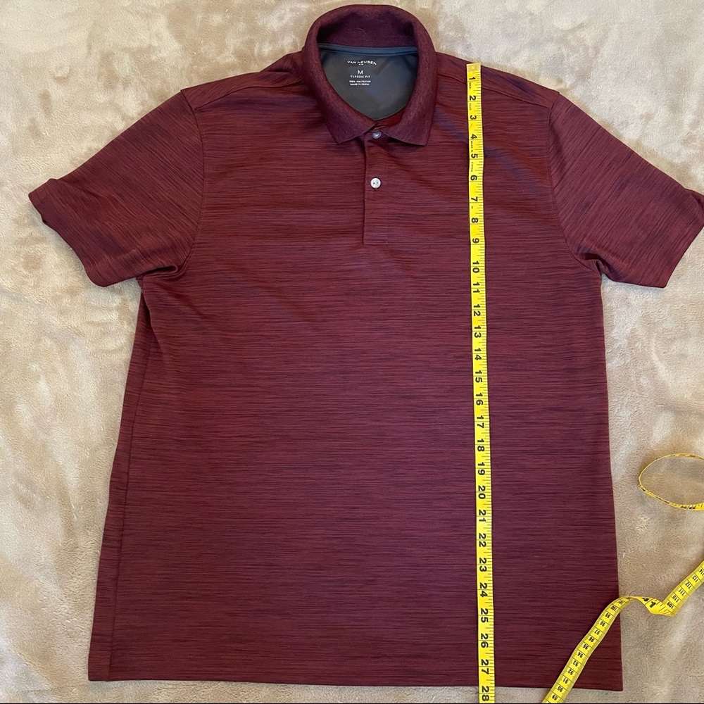 Van Heusen Polo Shirt :: Golf :: Classic Fit Medium : Maroon